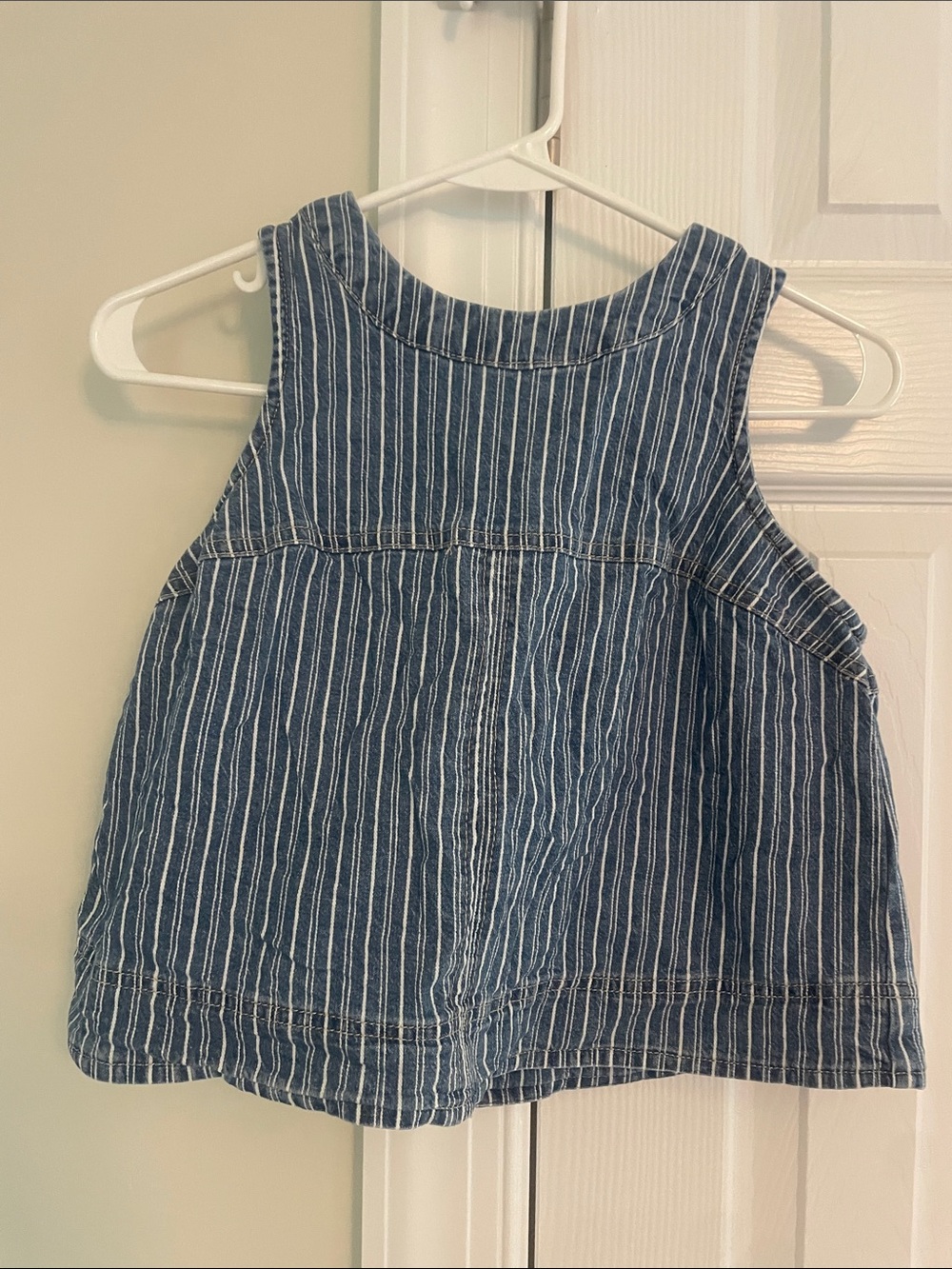 Habitual Blue & White Striped Sleeveless Tank
